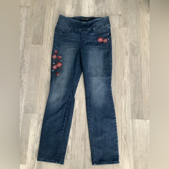 Lee Women's Sculpting Slim Fit Slim Leg Pull-On Jeans - Picture 1 of 6